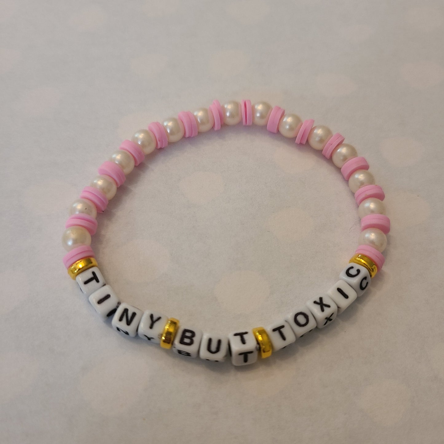 Bracelet TINY BUT TOXIC - acrylic beads