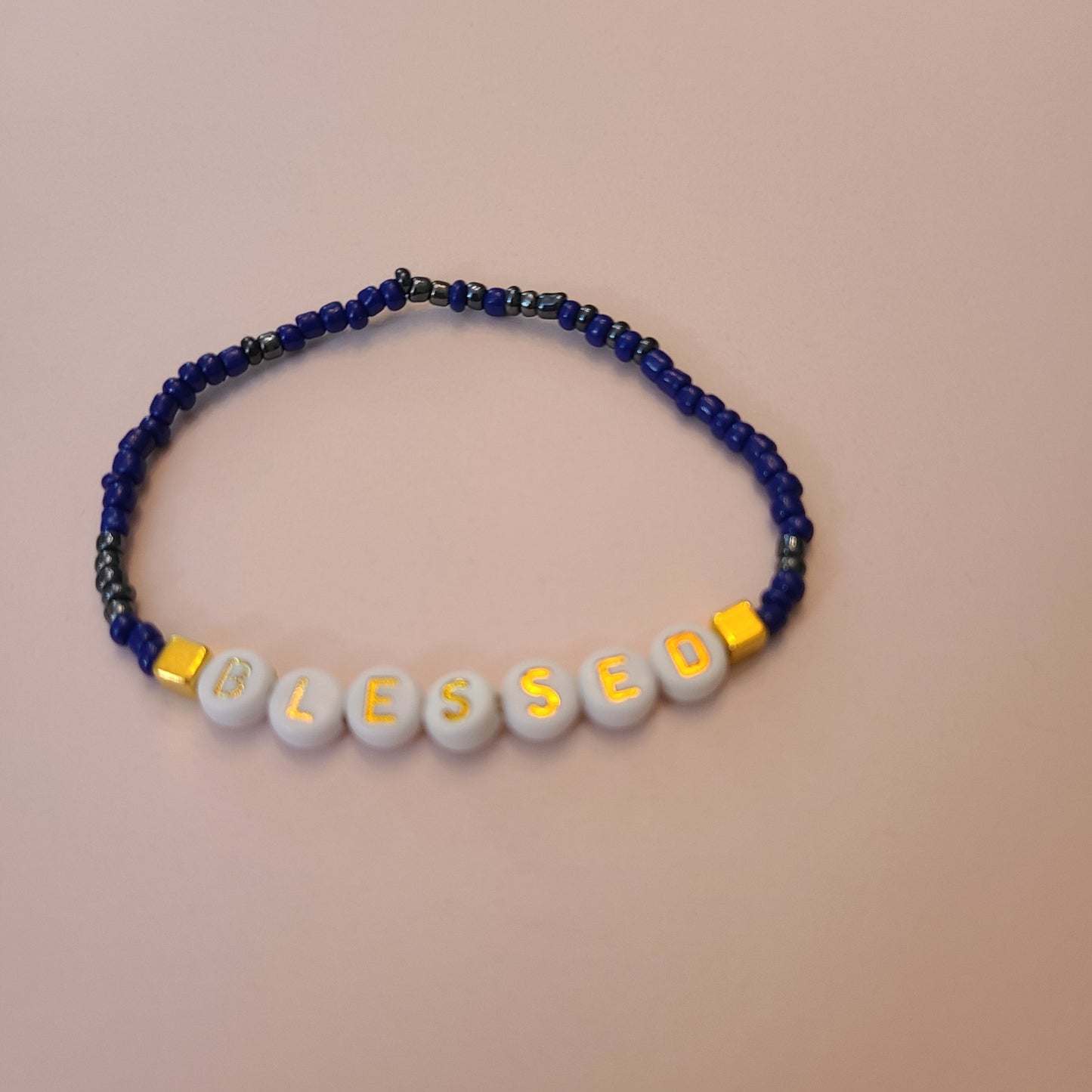 Bracelet BLESSED - seed beads