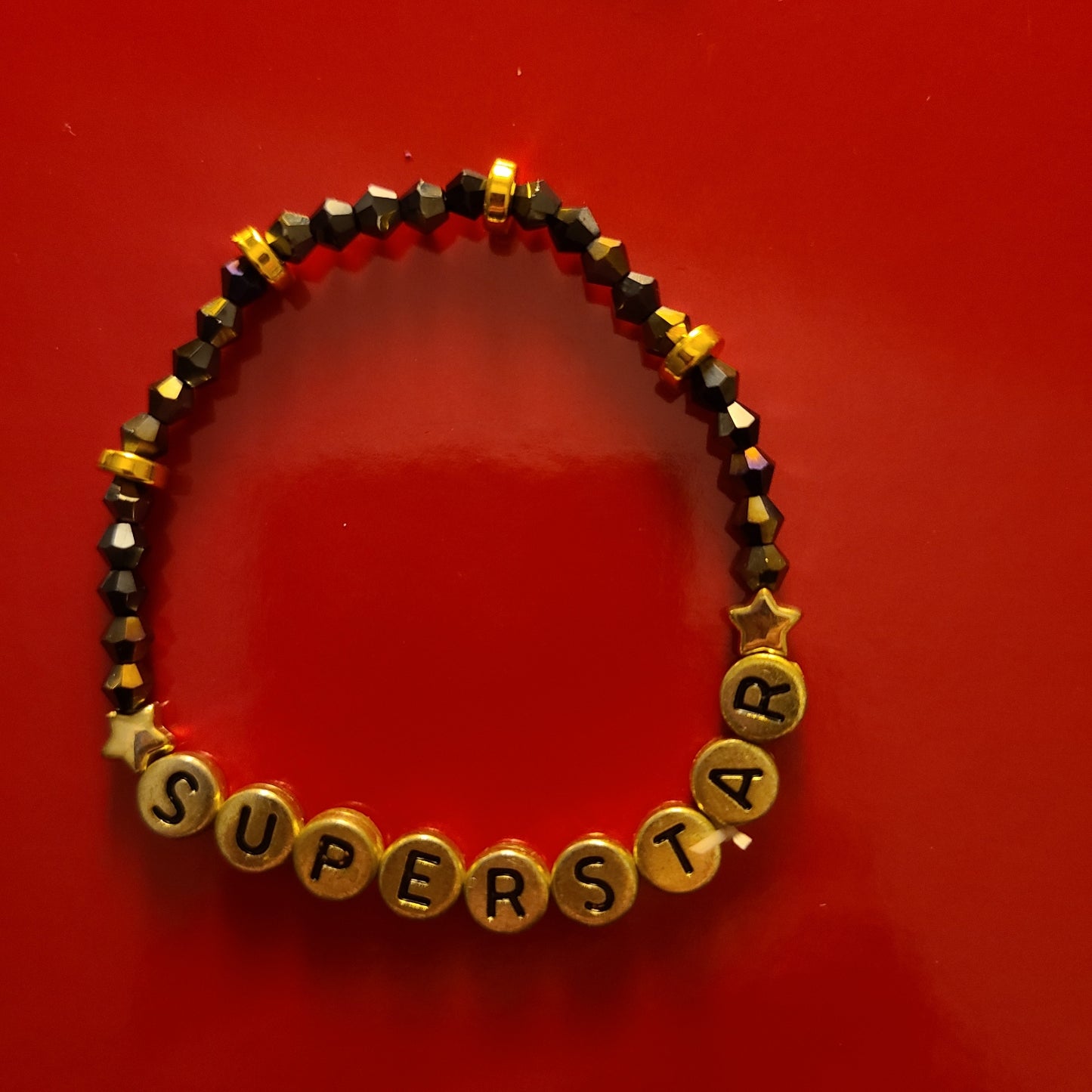 Bracelet SUPERSTAR - bicone beads