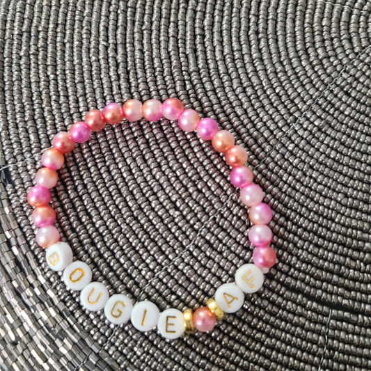 Bracelet BOUGIE AF - acrylic beads