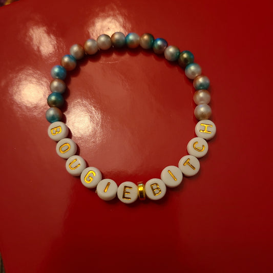 Bracelet BOUGIE BITCH - acrylic beads