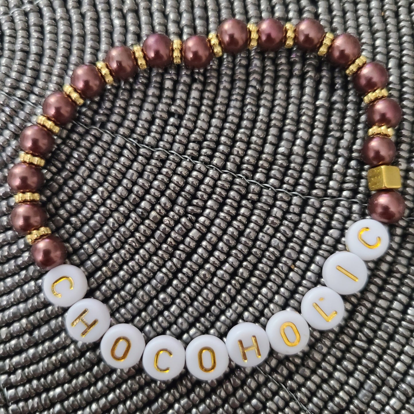 Bracelet CHOCOHOLIC - acrylic beads