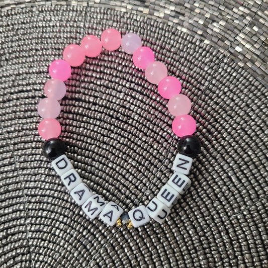 Bracelet DRAMA QUEEN - glass beads