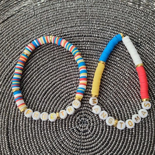 Bracelet FREE THE MANG TOMAS - clay beads