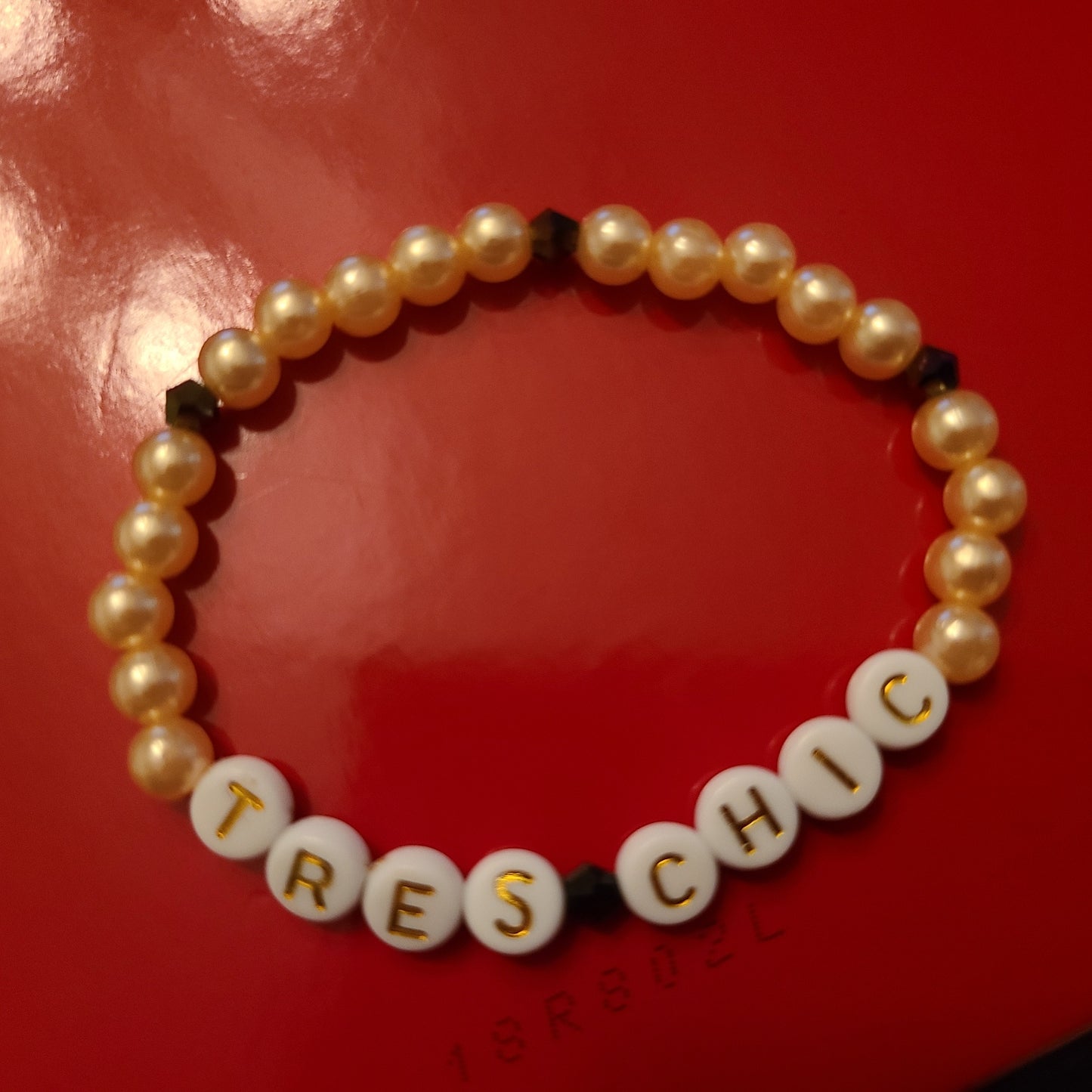 Bracelet TRES CHIC - acrylic beads