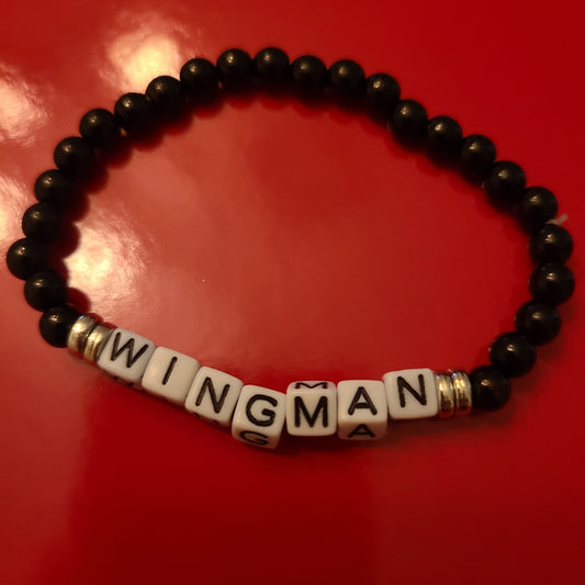 Bracelet WINGMAN - acrylic beads
