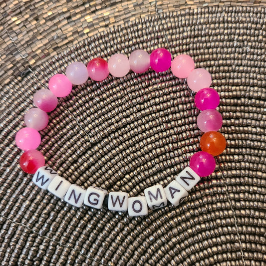 Bracelet WINGWOMAN - glass beads