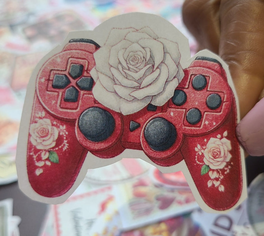 Valentine Red Game Controller 4