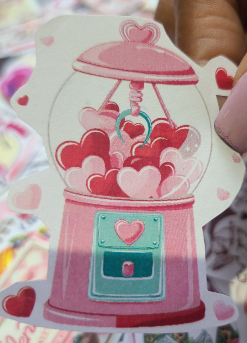 Valentine Gumball Machine for Hearts