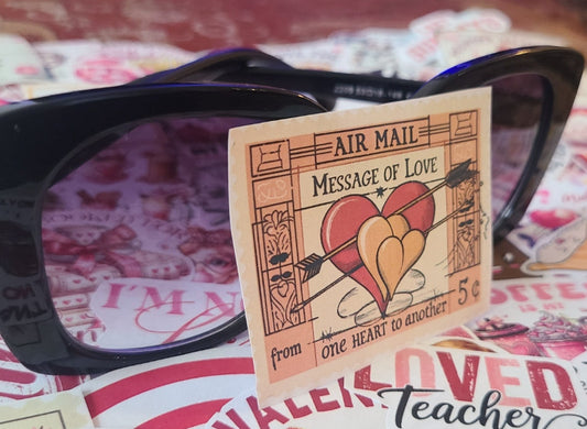 Valentine Message of Love Postcard