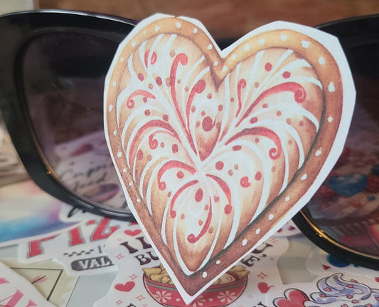 Valentine Iced Heart Cookie