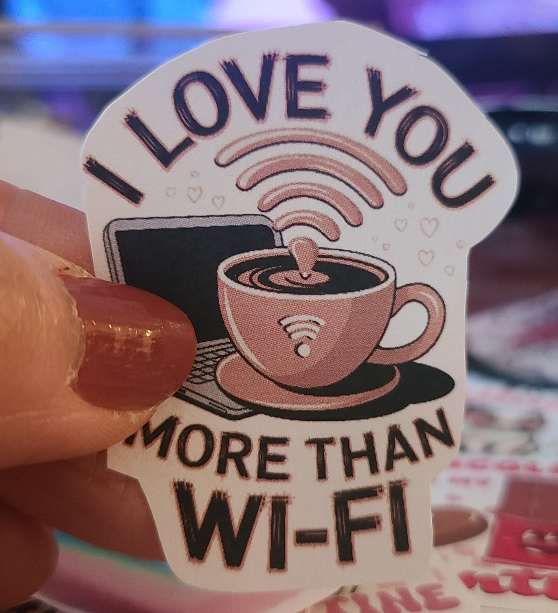 Valentine I Love You More Than Wi-Fi