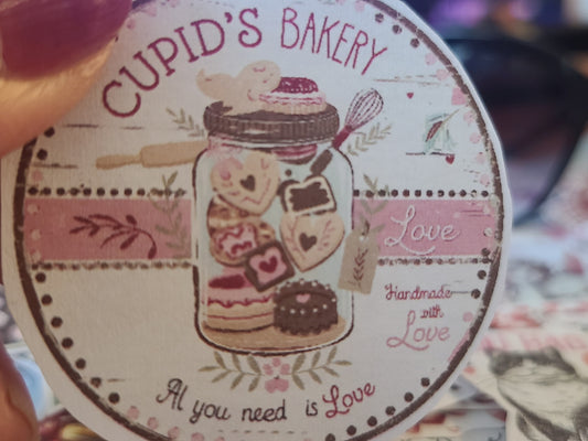 Valentine Sign - Cupid's Bakery "All You Need Is Love"