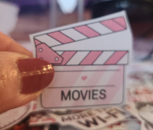 Valentine Pink Movie Clapboard