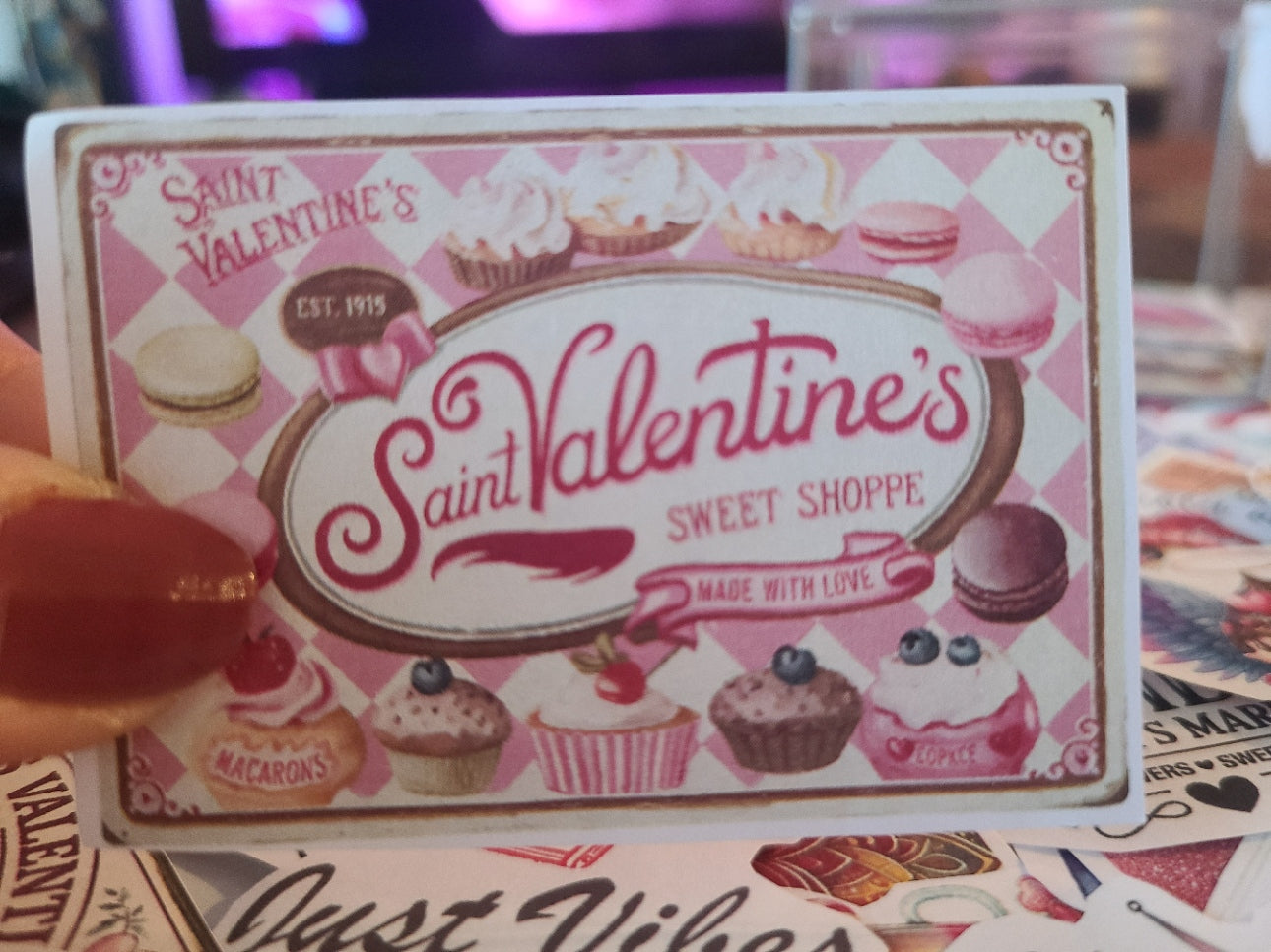 Valentine Sign - Sweet Valentine's Sweet Shoppe 14