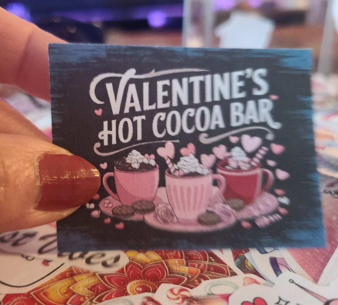 Valentine Sign - Valentine's Hot Cocoa Bar