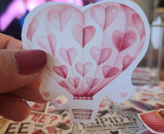 Valentine Heart Shaped Hot Air Balloon
