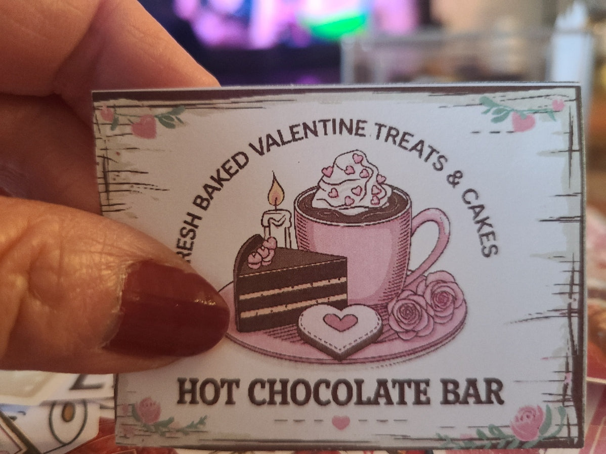 Valentine Sign - Hot Chocolate Bar 14