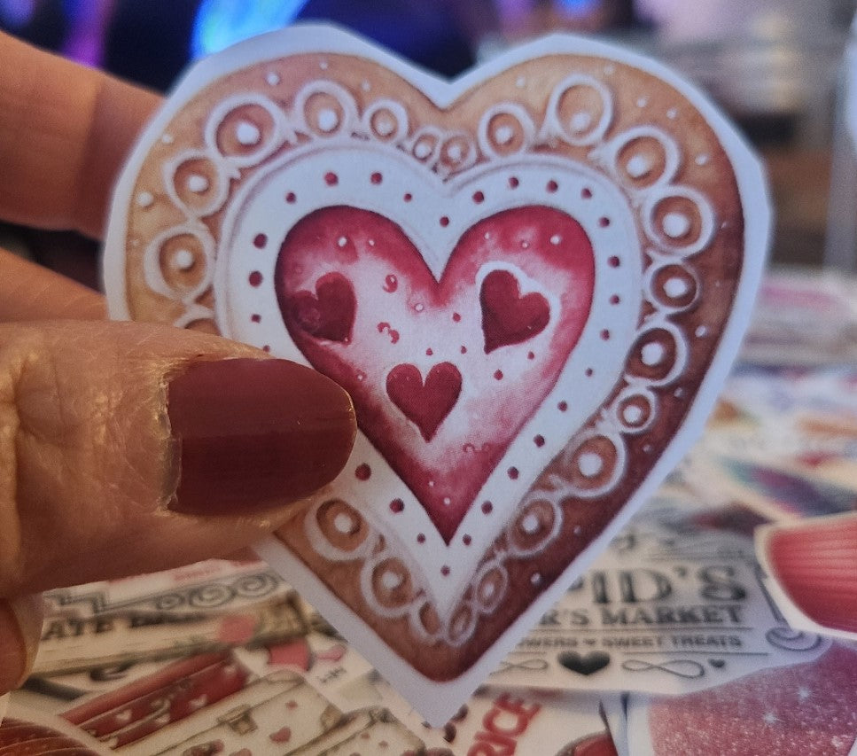 Valentine Iced Heart Cookie