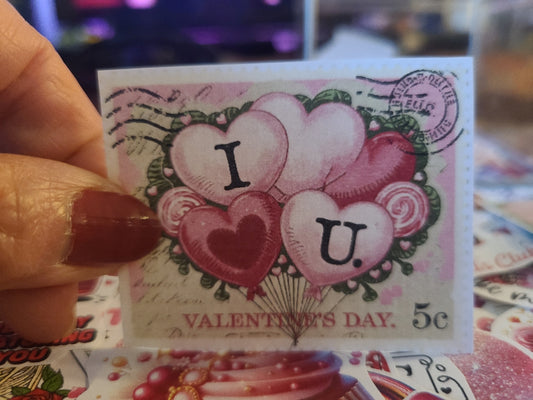 Valentine I Love You Postcard 4