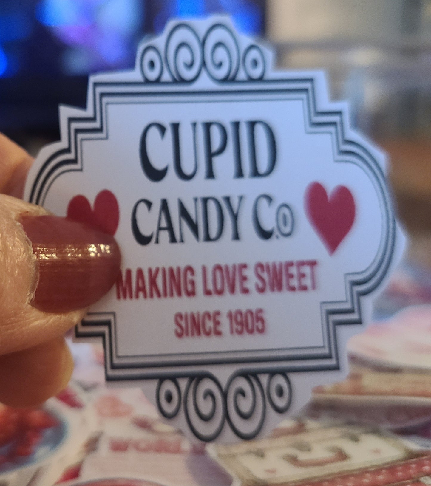 Valentine Cupid Candy Co 1905