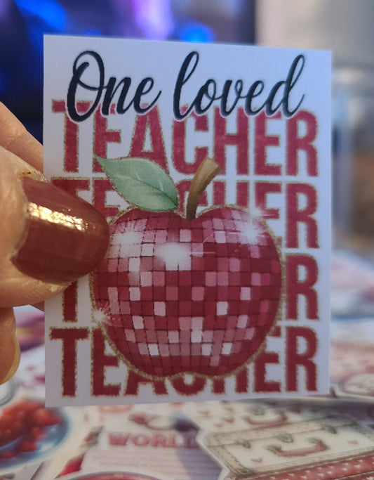 Valentine One Loved Teacher 11