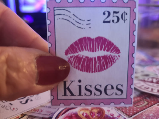 Valentine Kisses 25 cent Stamp