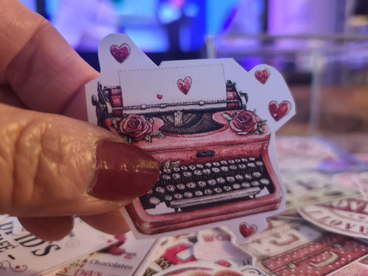 Valentine Red Typewriter