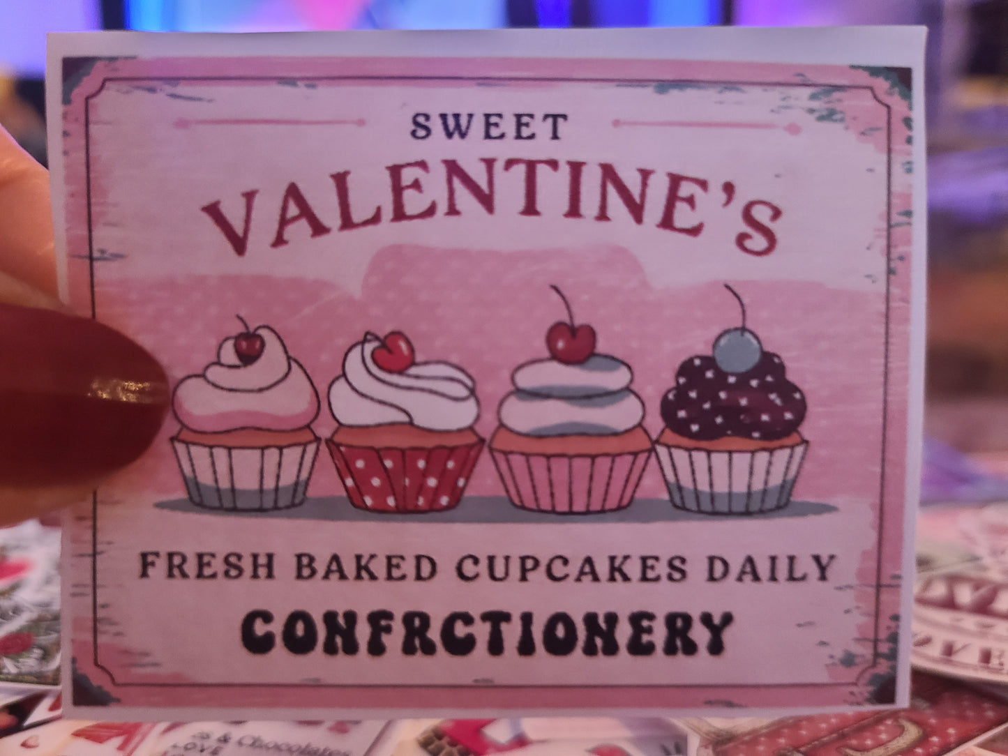 Valentine Sign - Sweet Valentine's Confectionery
