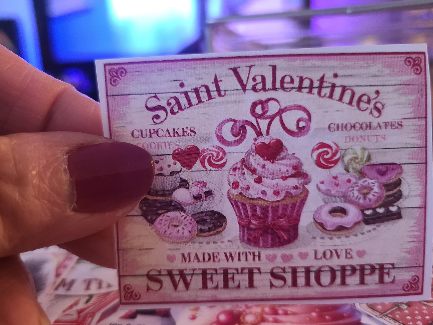 Valentine Sign - Sweet Shoppe