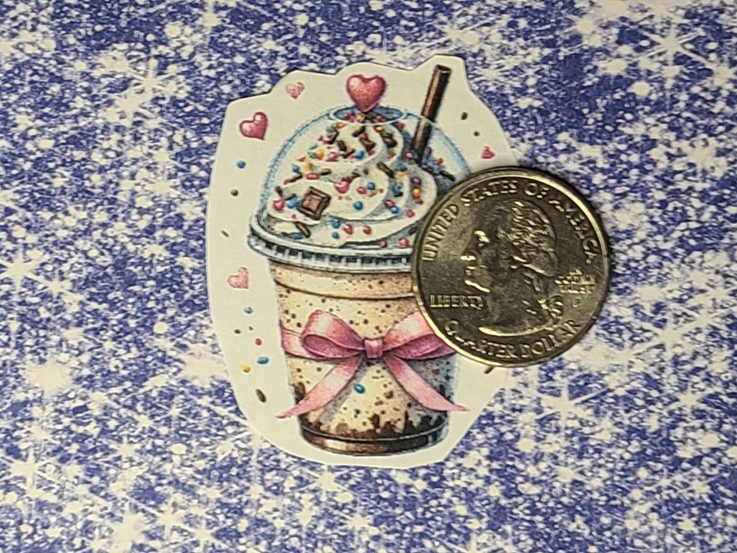 Valentine Milk Shake with Love Sprinkles