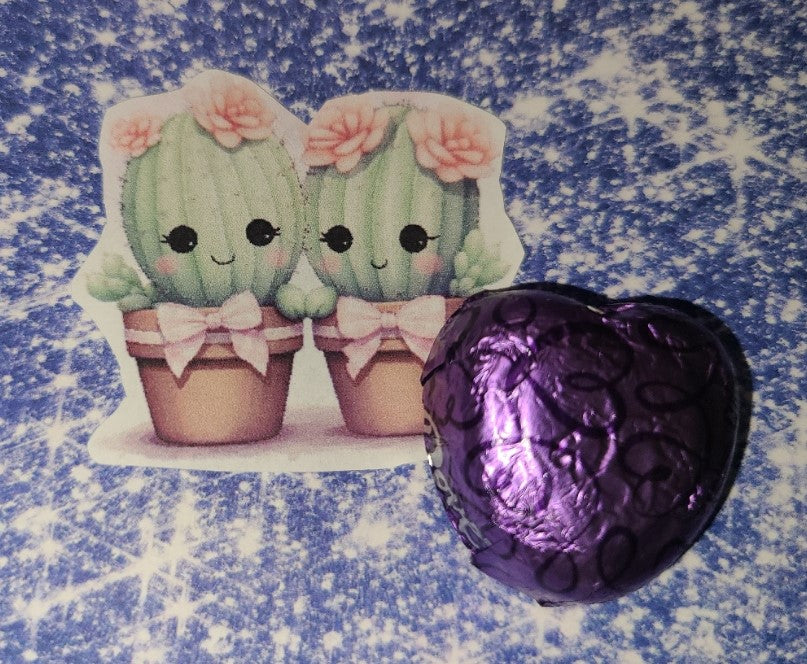 Valentine Cacti Love