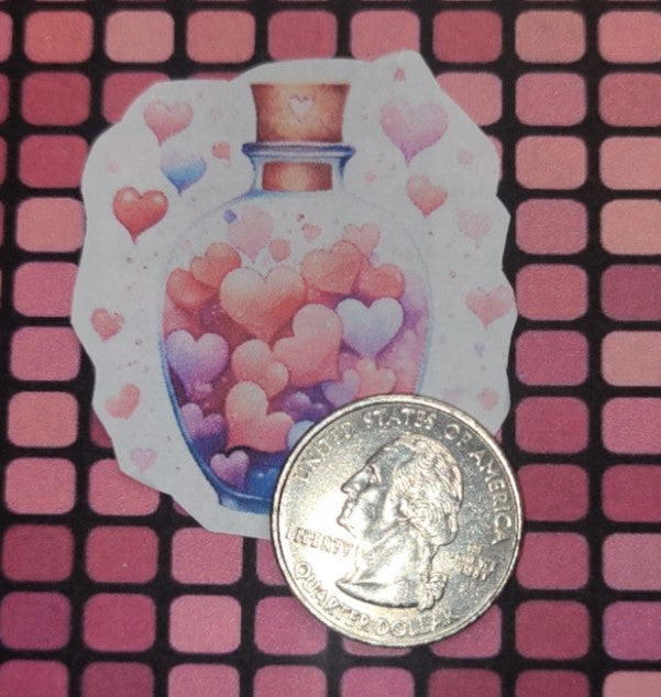Valentine Jar of Hearts 12