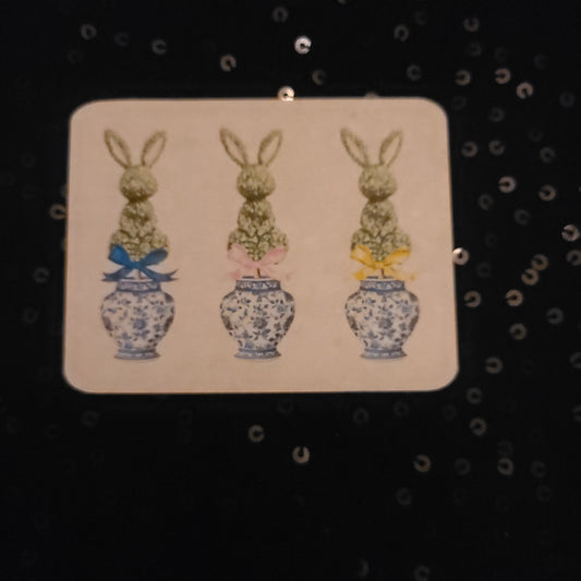 Easter Topiaries - Bunnies 02 [set of 3]