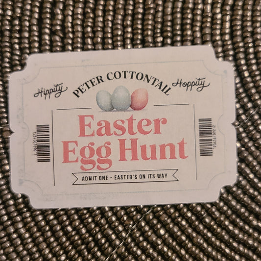 Easter Ticket for Peter Cottontail's Egg Hunt