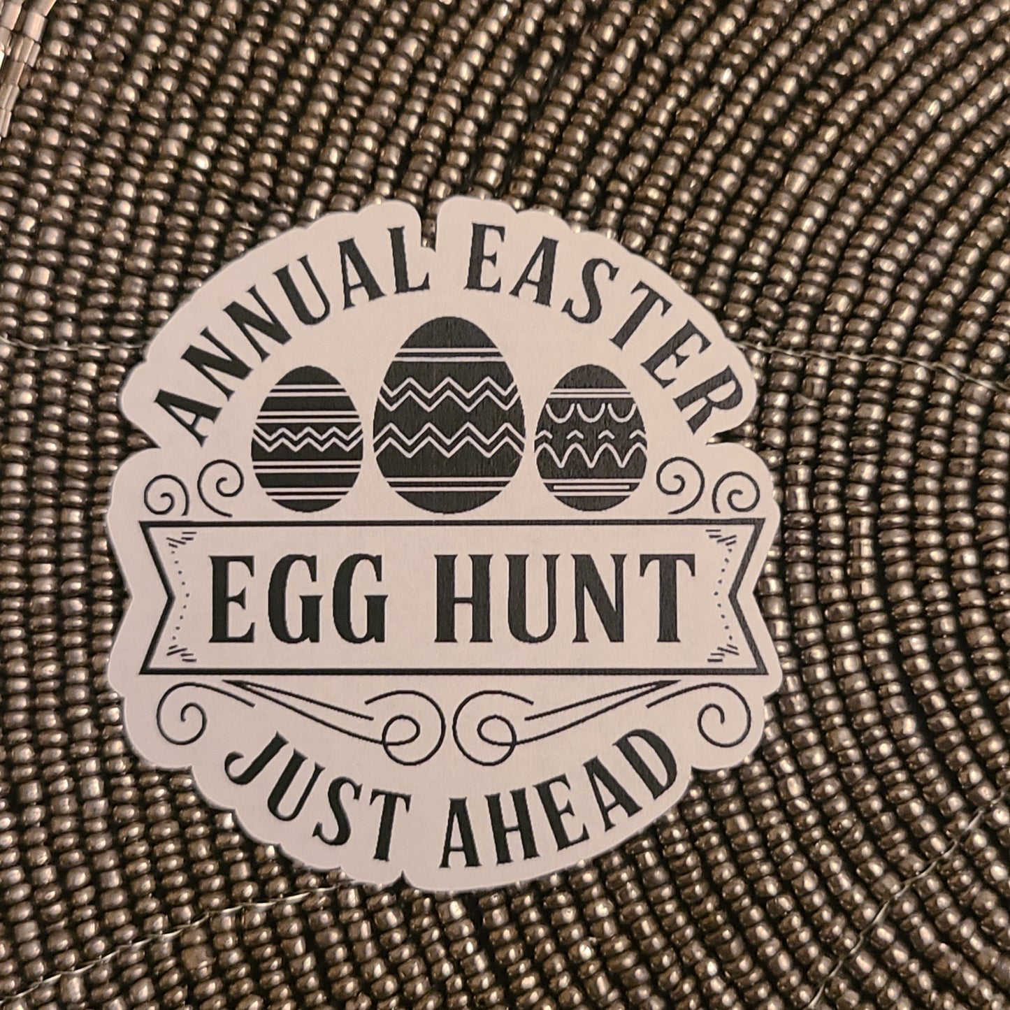 Easter Annual Easter Egg Hunt Direction Sign
