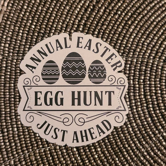 Easter Annual Easter Egg Hunt Direction Sign