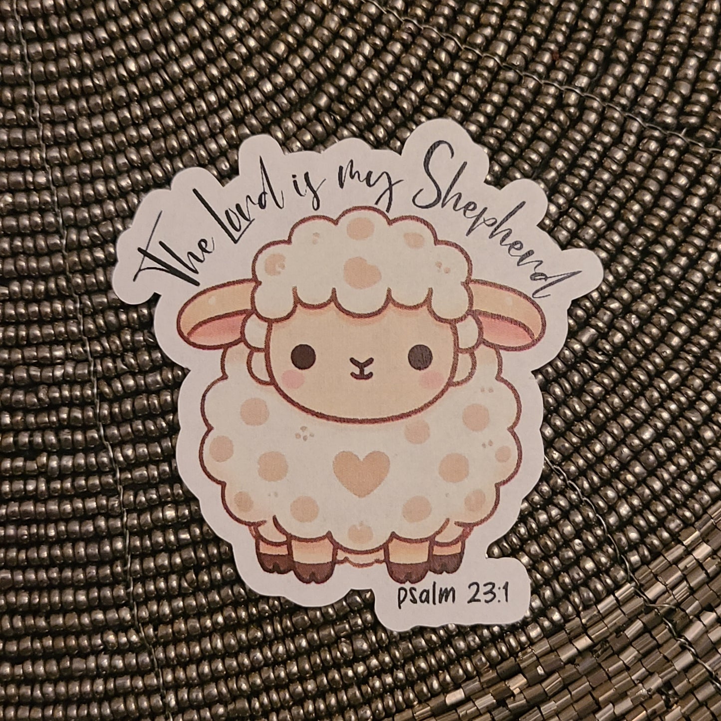 Easter Cute Sheep Psalm 23:1