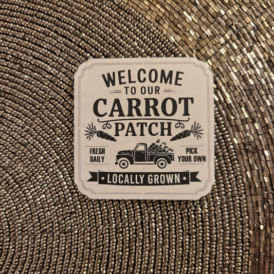 Easter Welcome To Our Carrot Patch