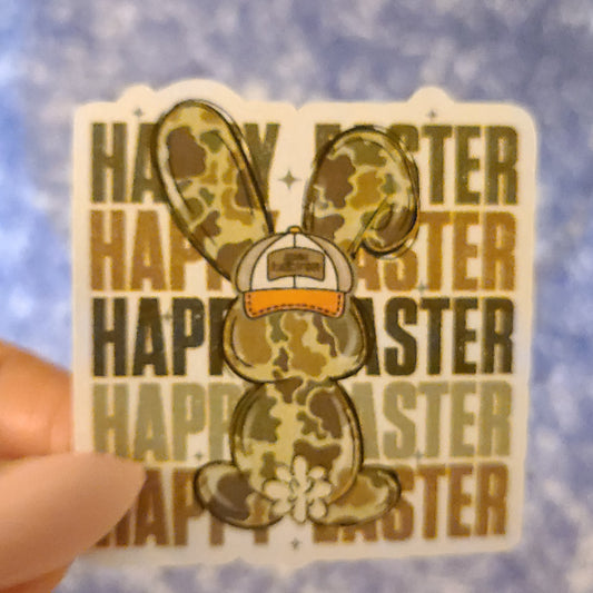 Easter Camo Happy Easter Bunny