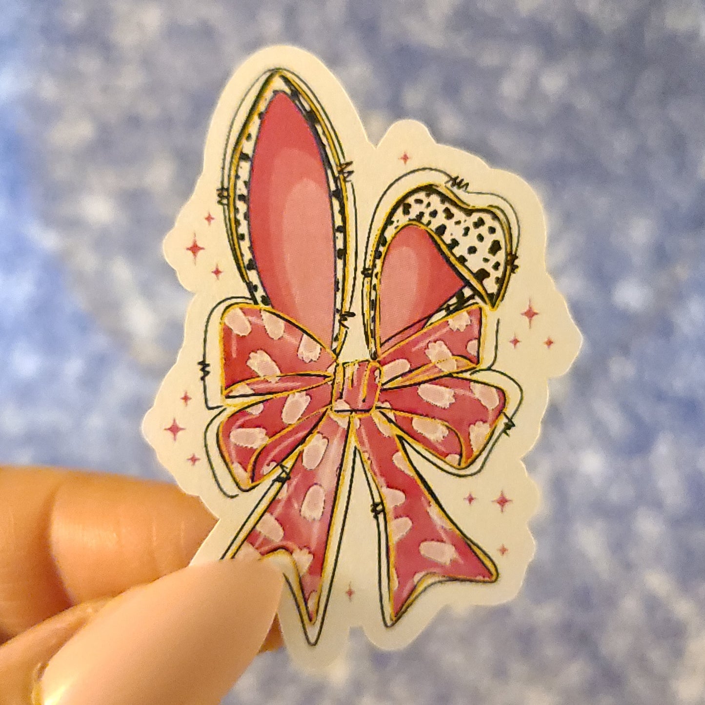 Easter Decorated Coquette Bunny Ears