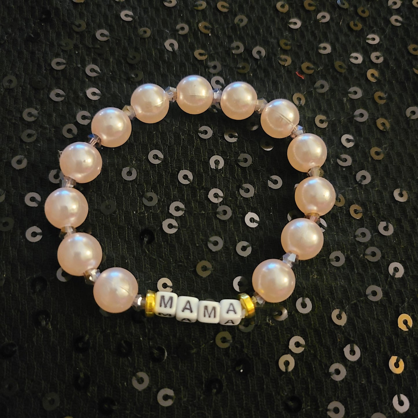 Bracelet MAMA - acrylic beads