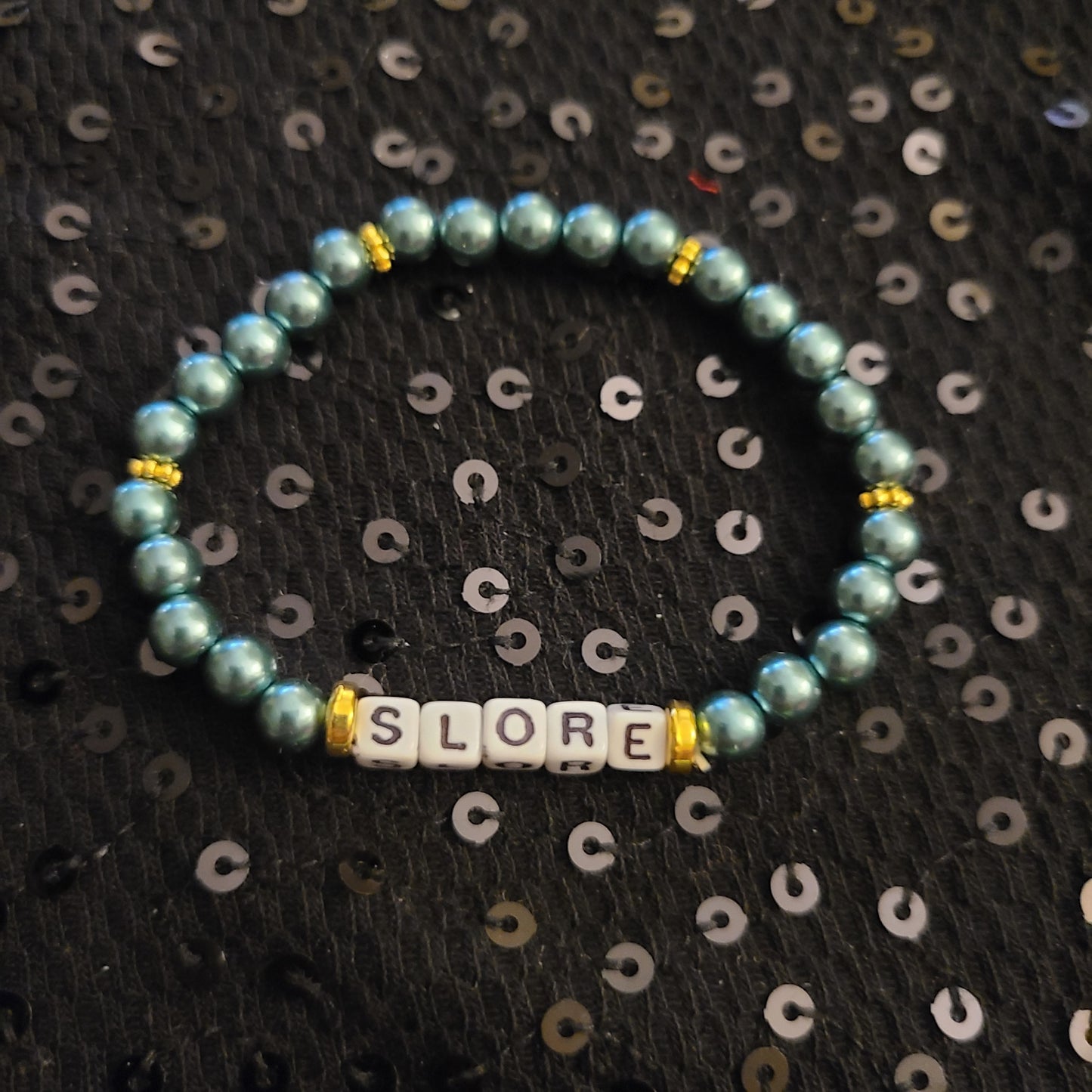 Bracelet SLORE - acrylic beads