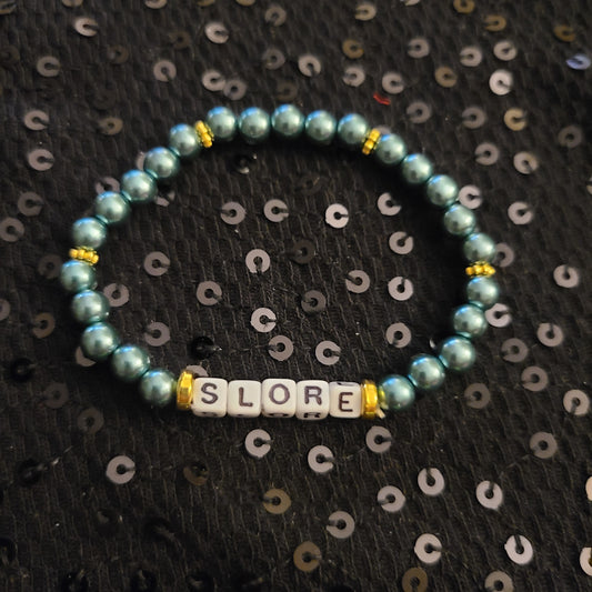 Bracelet SLORE - acrylic beads