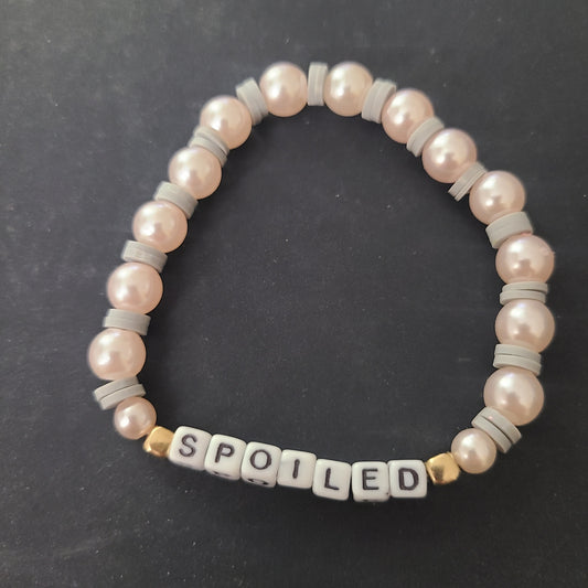 Bracelet SPOILED - acrylic beads