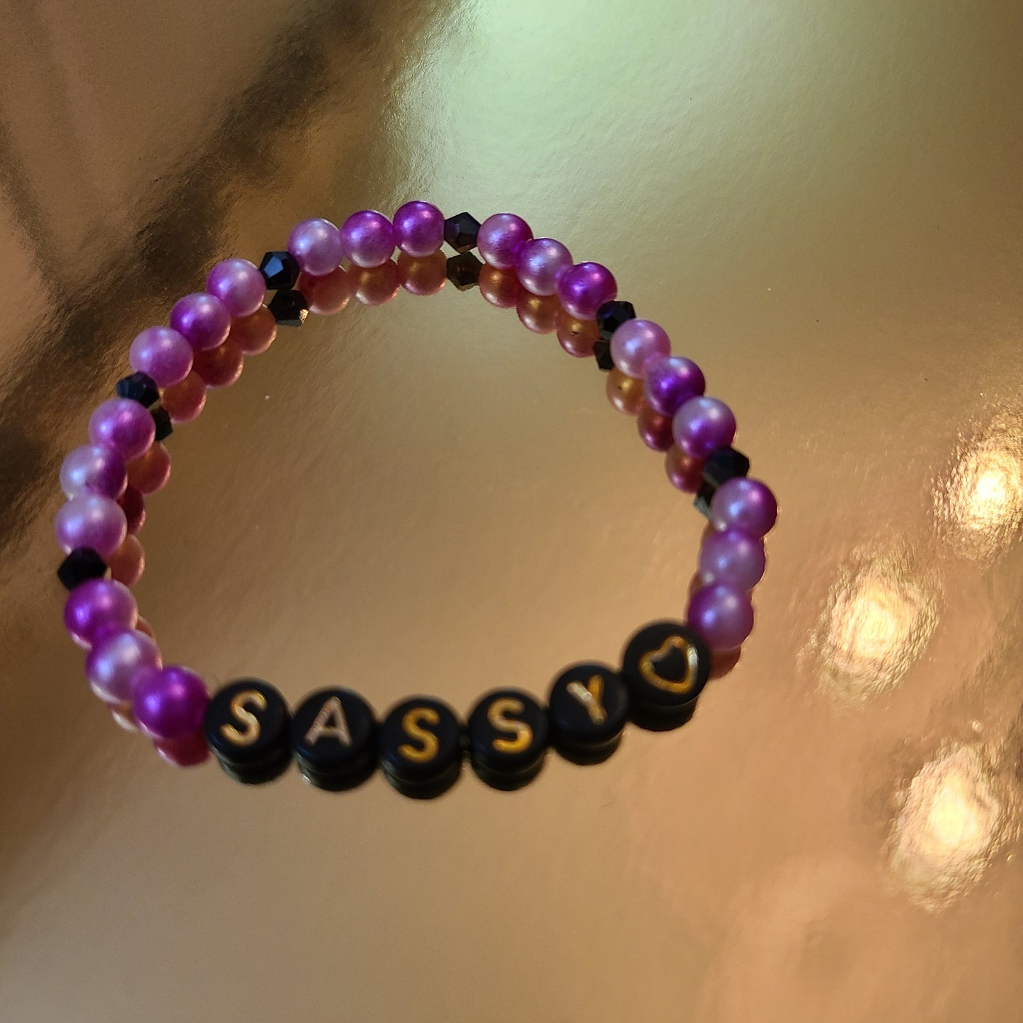 Bracelet SASSY - acrylic beads
