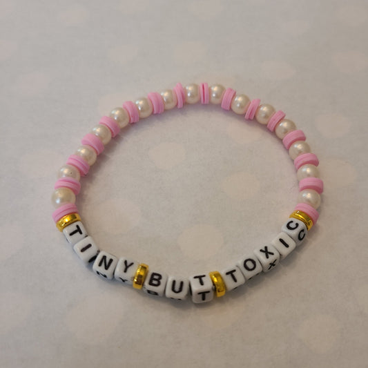 Bracelet TINY BUT TOXIC - acrylic beads