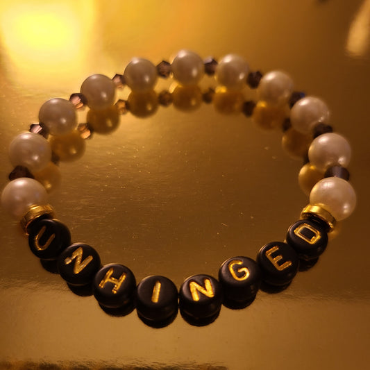 Bracelet UNHINGED - acrylic beads