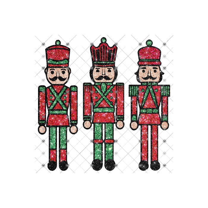 Glitter Nutcrackers