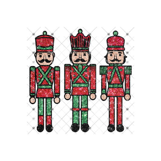 Glitter Nutcrackers